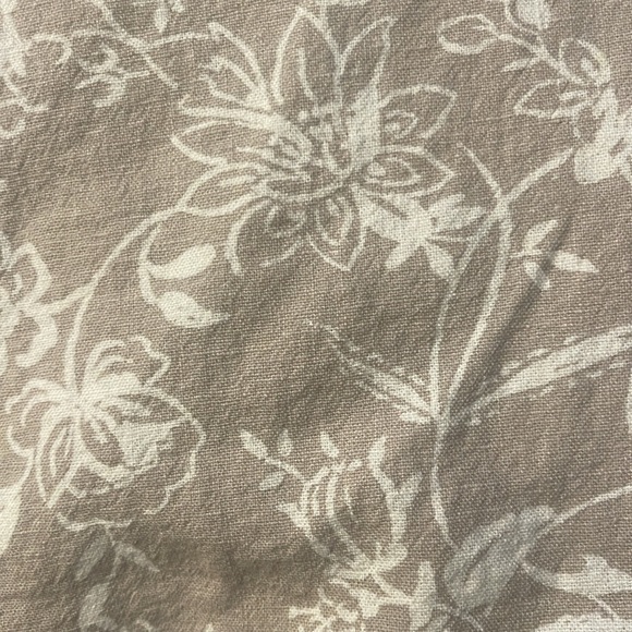 ELLA Rafaella Linen Blend Peasant Top with Lace Sleeve Medium - Picture 6 of 6